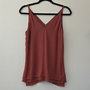 White House Black Market Terracotta Camisole